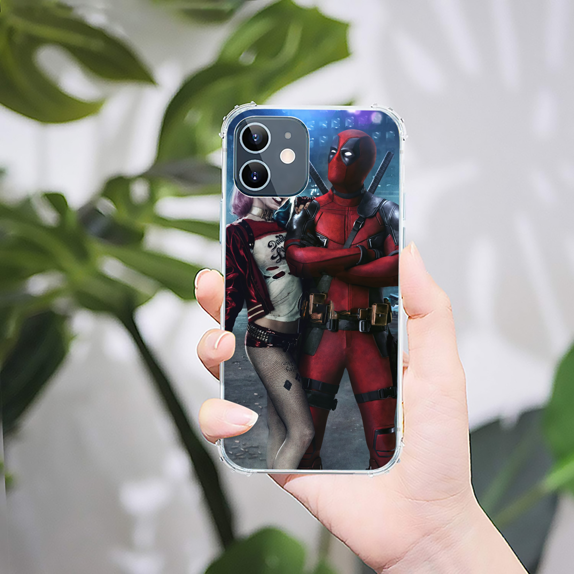 （画像用） Deadpool デッドプール 【iPhone 12シリーズ対応】透明スマホケース（クリアソフトケース）